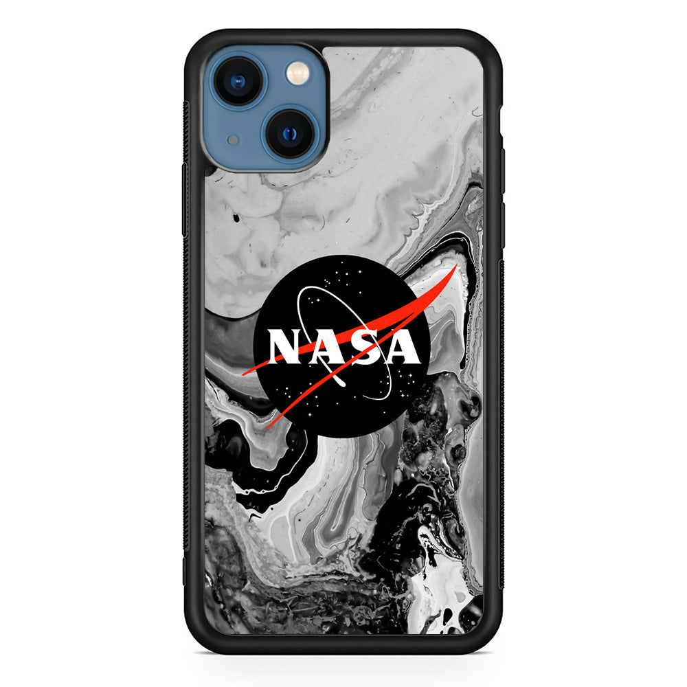 Nasa Grey Marble iPhone 13 Case