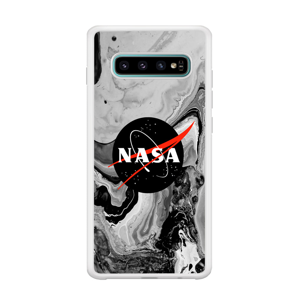 Nasa Grey Marble Samsung Galaxy S10 Case