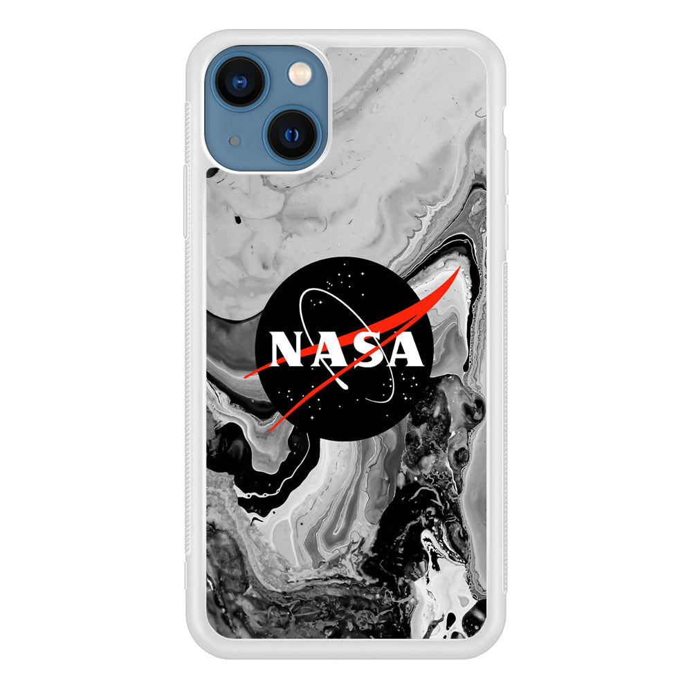 Nasa Grey Marble iPhone 13 Case