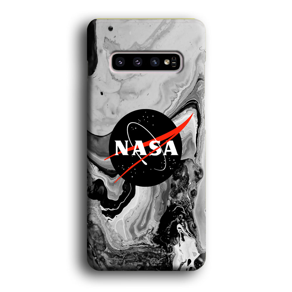 Nasa Grey Marble Samsung Galaxy S10 Case