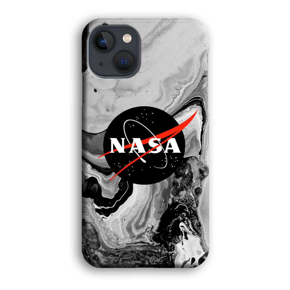 Nasa Grey Marble iPhone 13 Case