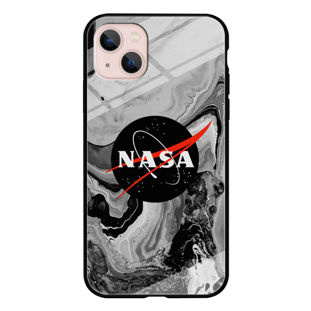 Nasa Grey Marble iPhone 13 Case