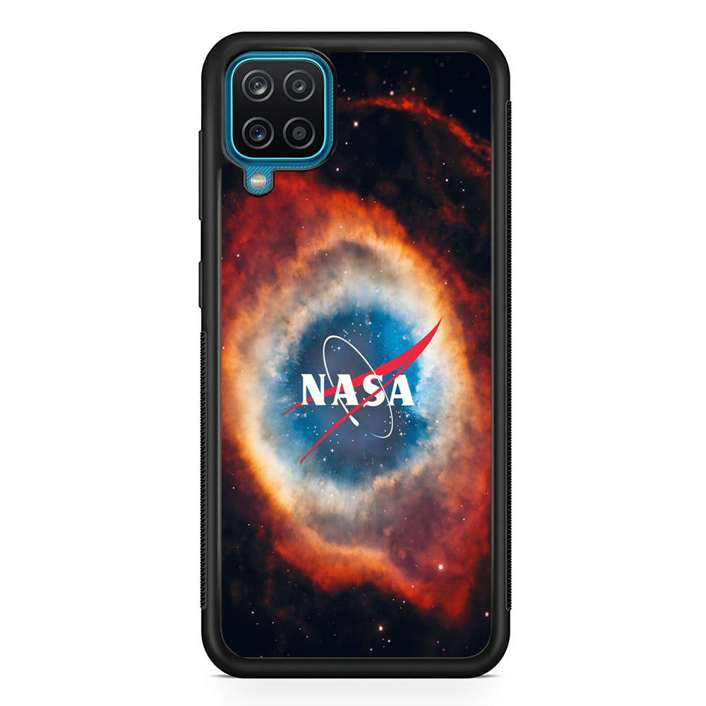 Nasa Nebula Logo Samsung Galaxy A12 Case