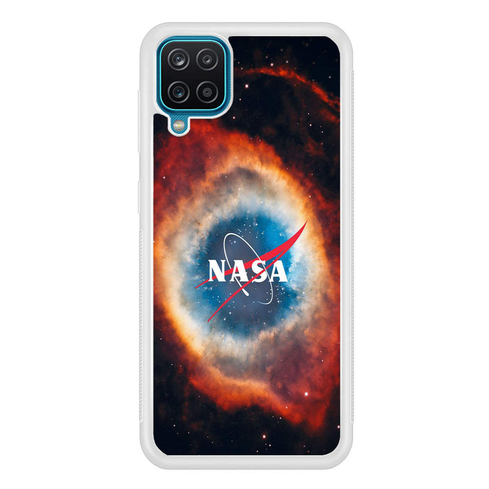 Nasa Nebula Logo Samsung Galaxy A12 Case