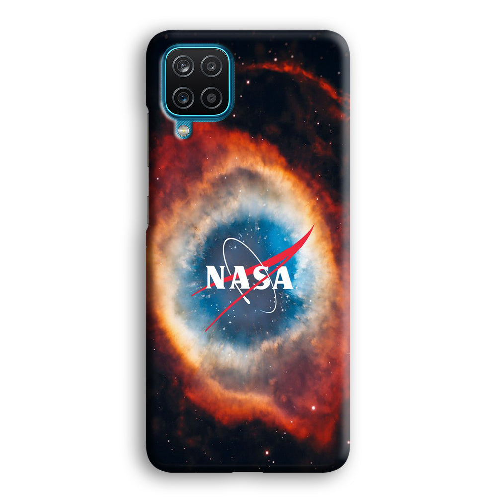 Nasa Nebula Logo Samsung Galaxy A12 Case