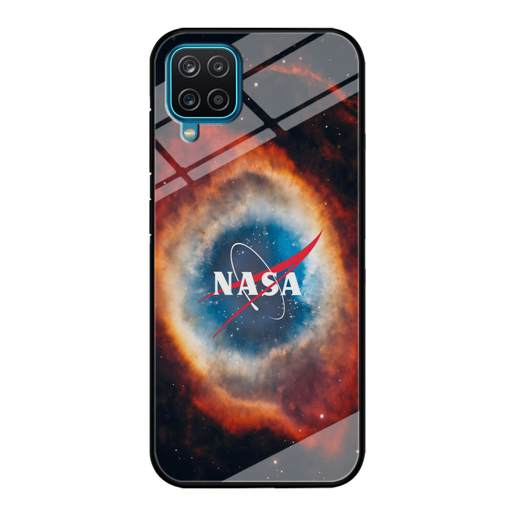 Nasa Nebula Logo Samsung Galaxy A12 Case