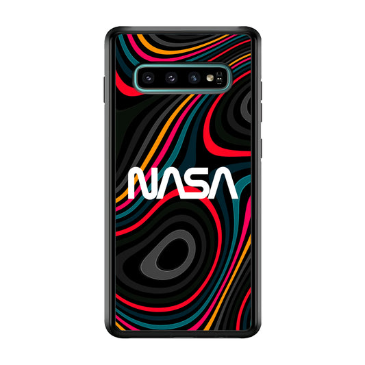 Nasa Rainbow Abstract Samsung Galaxy S10 Case