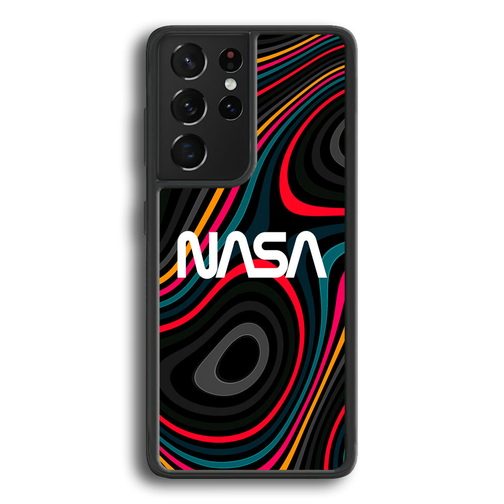 Nasa Rainbow Abstract Samsung Galaxy S21 Ultra Case