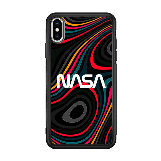 Nasa Rainbow Abstract iPhone X Case