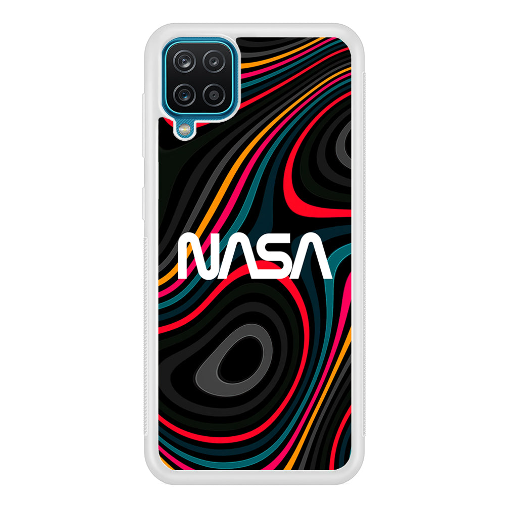 Nasa Rainbow Abstract Samsung Galaxy A12 Case