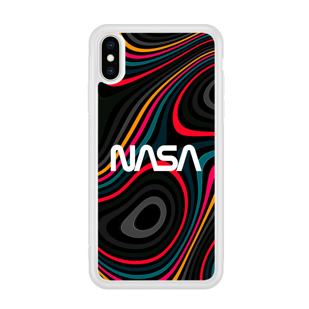 Nasa Rainbow Abstract iPhone X Case