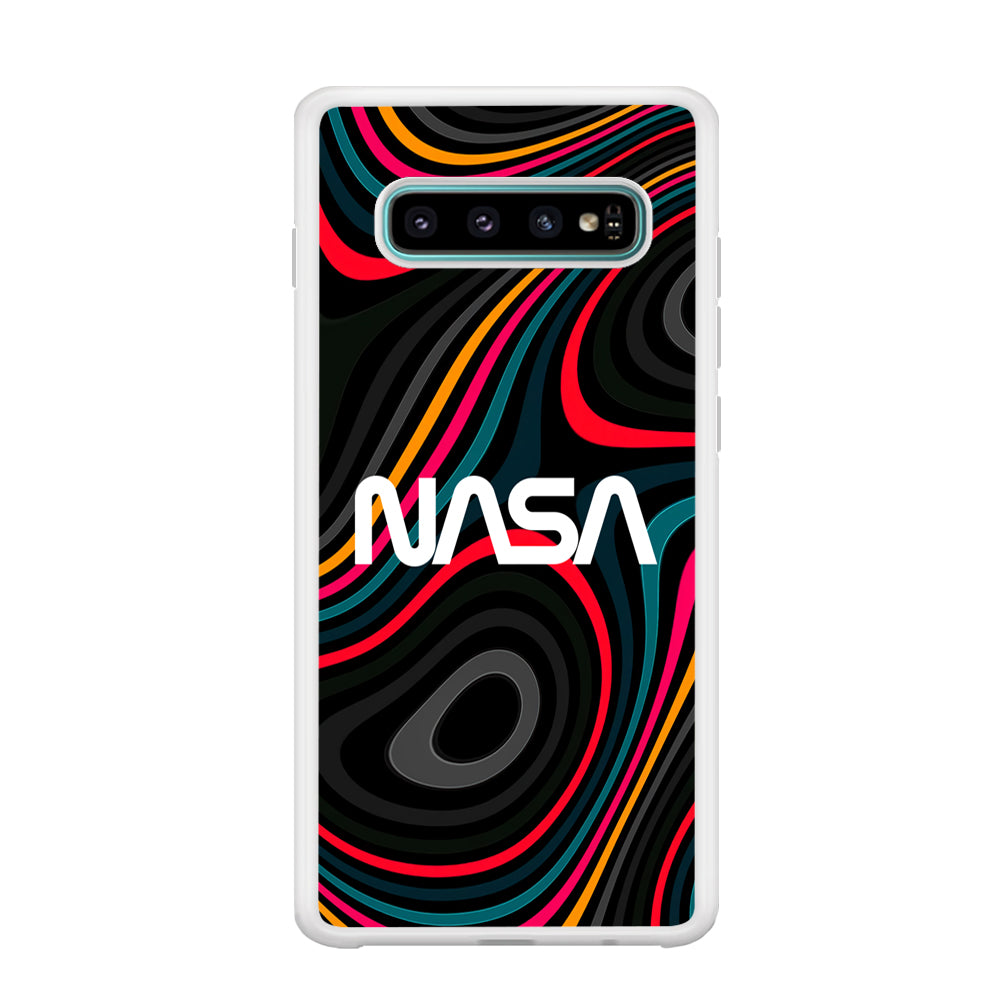 Nasa Rainbow Abstract Samsung Galaxy S10 Case