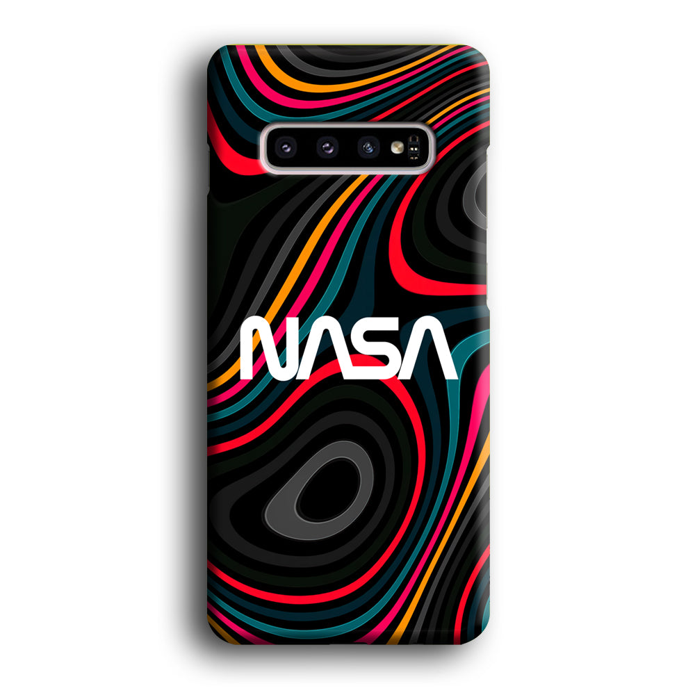 Nasa Rainbow Abstract Samsung Galaxy S10 Case