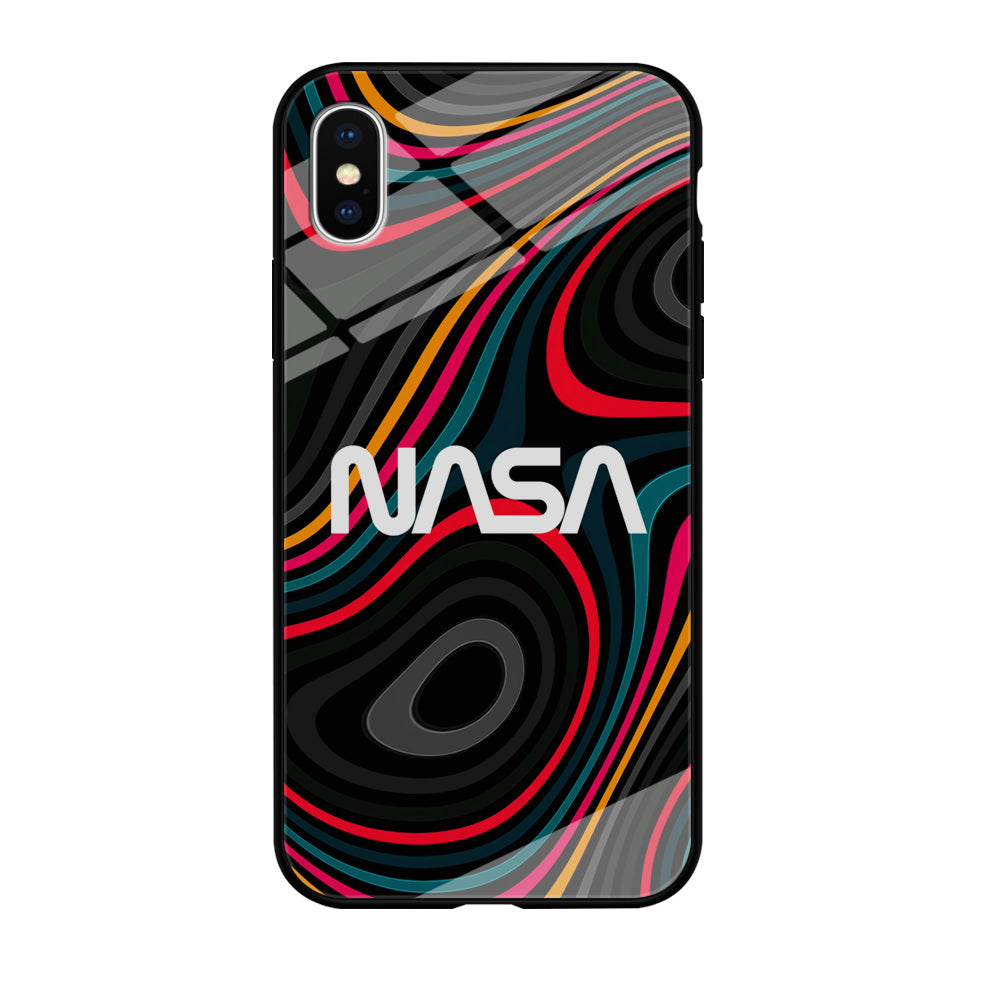 Nasa Rainbow Abstract iPhone X Case