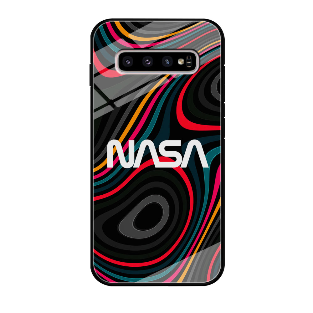 Nasa Rainbow Abstract Samsung Galaxy S10 Case