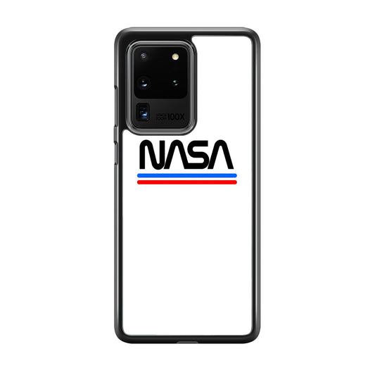 Nasa White Stripe Samsung Galaxy S20 Ultra Case
