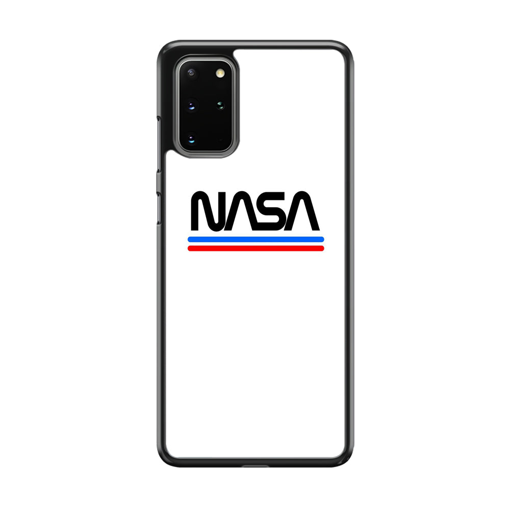 Nasa White Stripe Samsung Galaxy S20 Plus Case
