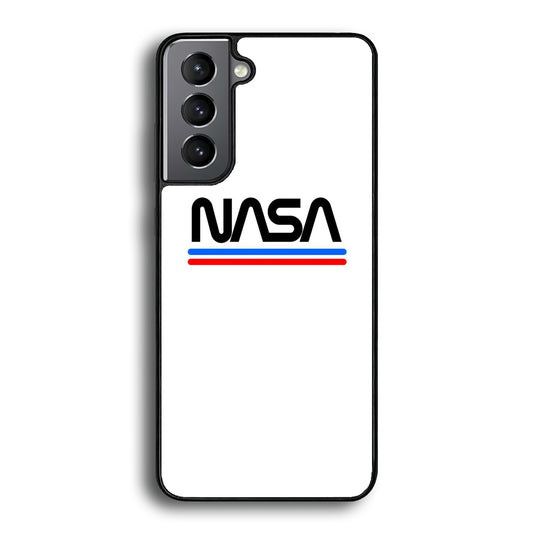 Nasa White Stripe Samsung Galaxy S21 Case