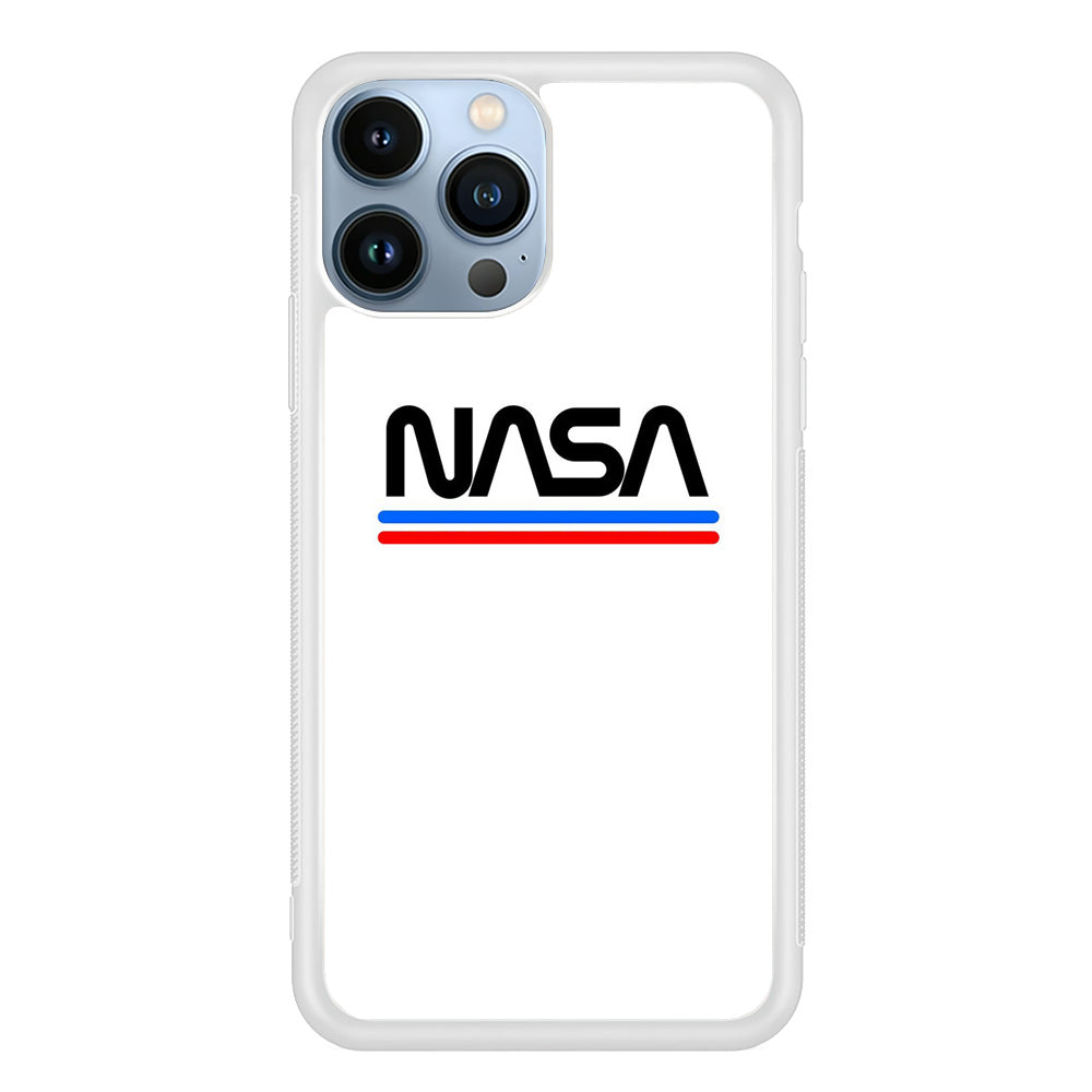 Nasa White Stripe iPhone 13 Pro Max Case