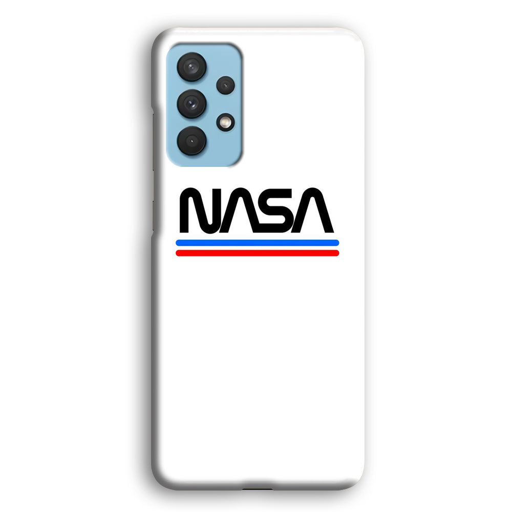 Nasa White Stripe Samsung Galaxy A32 Case