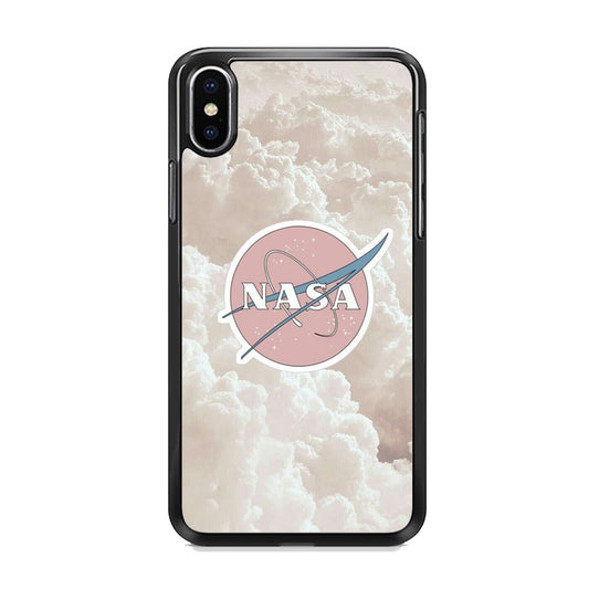 Nasa Cloud Logo iPhone X Case