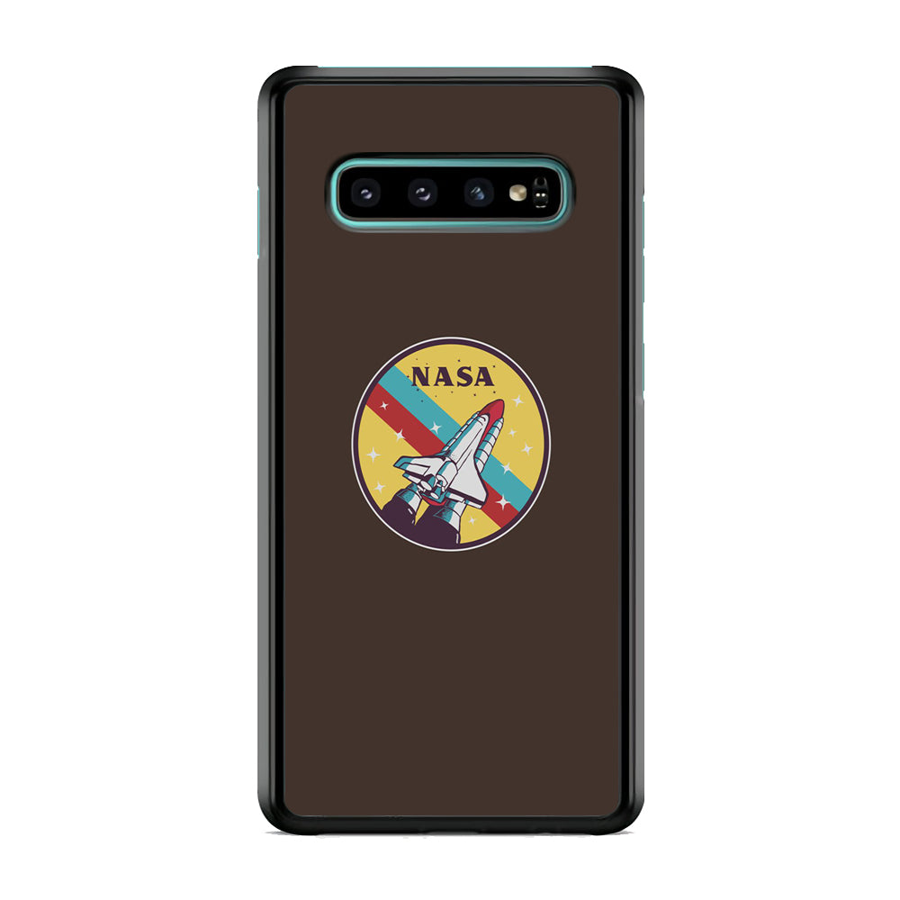 Nasa Dark Aircraft Icon Samsung Galaxy S10 Case