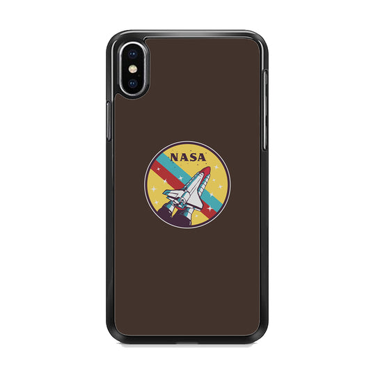Nasa Dark Aircraft Icon iPhone XS MAX Case
