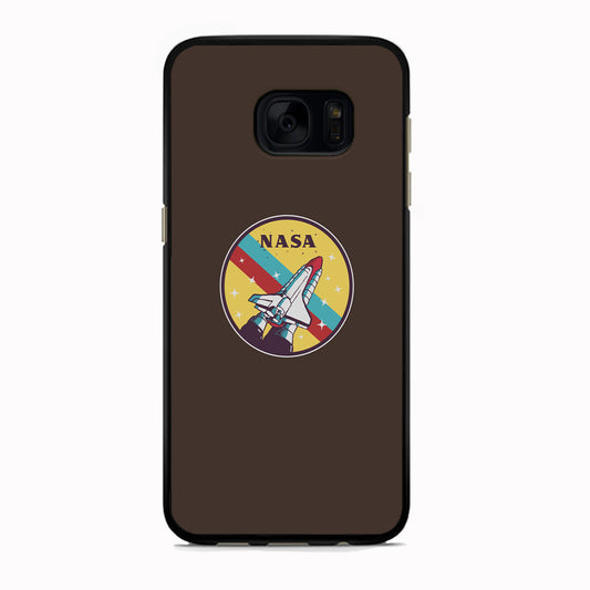 Nasa Dark Aircraft Icon Samsung Galaxy S7 Edge Case
