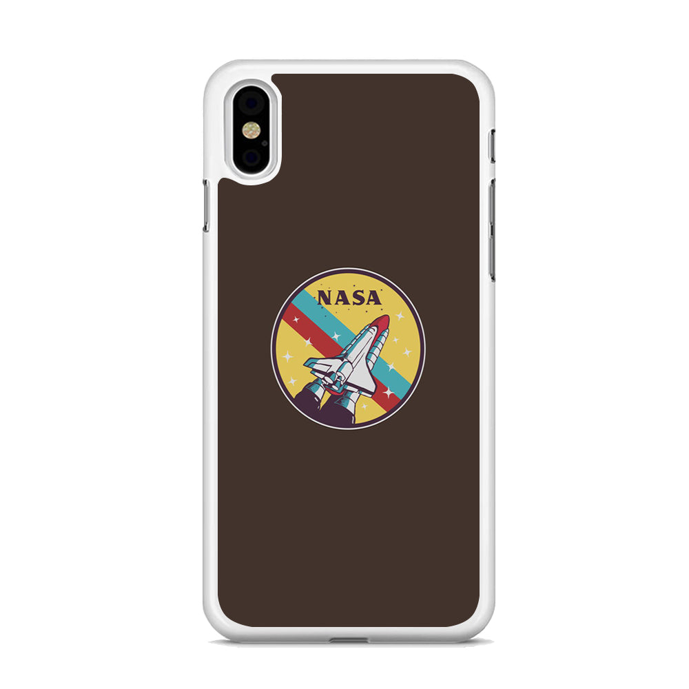 Nasa Dark Aircraft Icon iPhone XS MAX Case