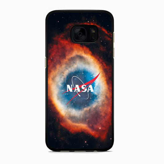 Nasa Nebula Logo Samsung Galaxy S7 Edge Case