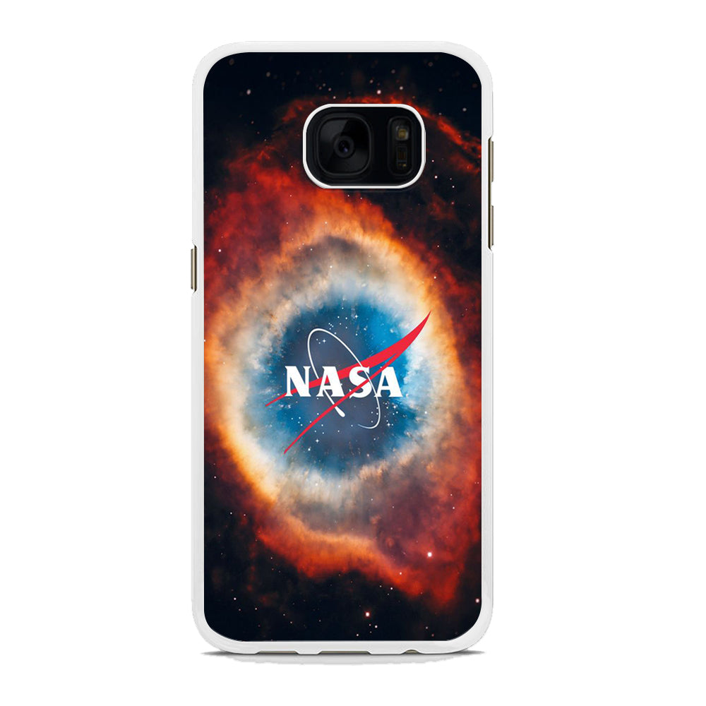 Nasa Nebula Logo Samsung Galaxy S7 Edge Case