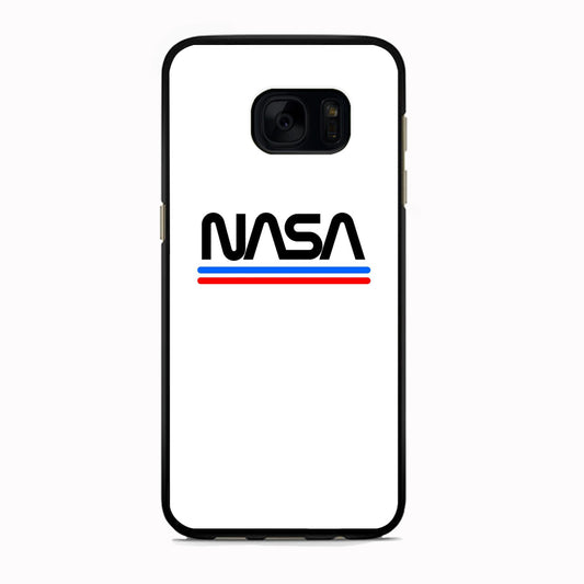 Nasa White Stripe Samsung Galaxy S7 Edge Case