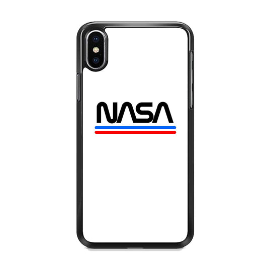 Nasa White Stripe iPhone X Case