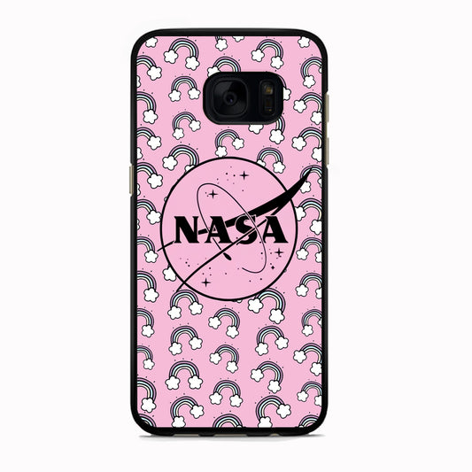 Nasa and Rainbow Features Samsung Galaxy S7 Edge Case