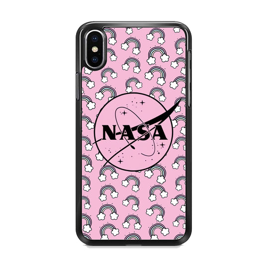 Nasa and Rainbow Features iPhone XS MAX Case