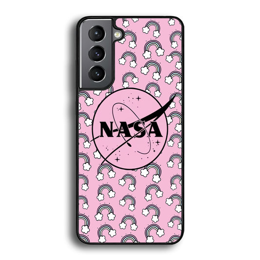 Nasa and Rainbow Features Samsung Galaxy S21 Plus Case - Carneyforia