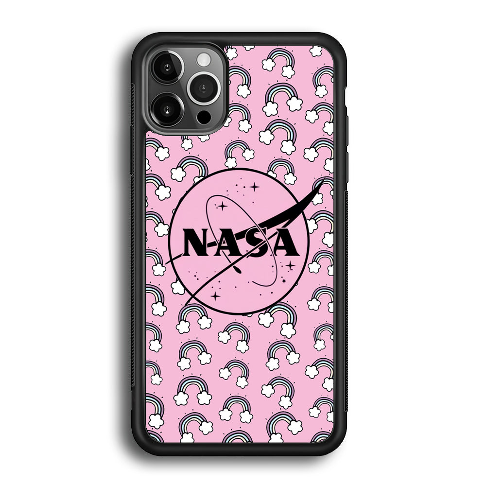 Nasa and Rainbow Features iPhone 12 Pro Max Case