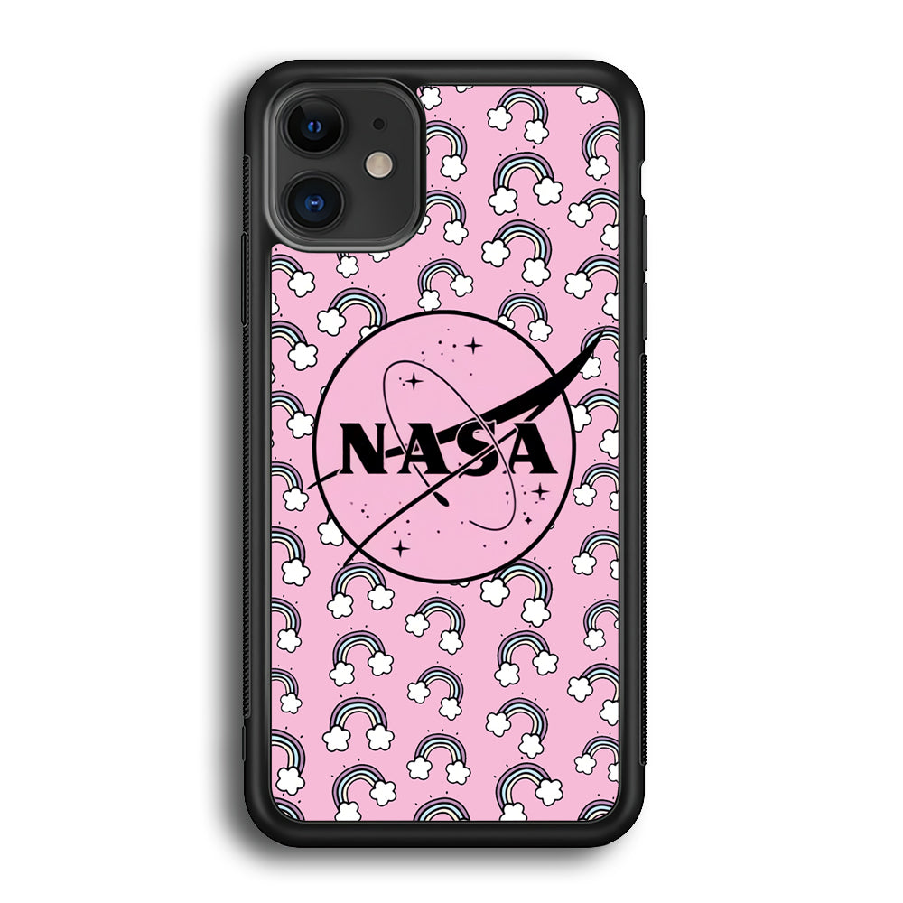 Nasa and Rainbow Features iPhone 12 Case