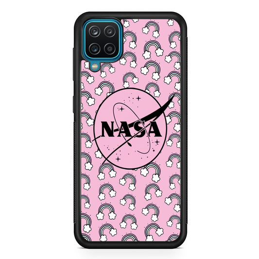 Nasa and Rainbow Features Samsung Galaxy A12 Case