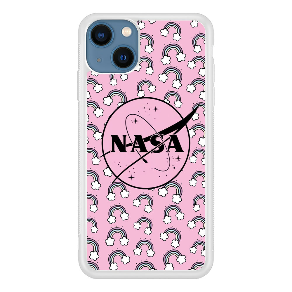 Nasa and Rainbow Features iPhone 13 Case