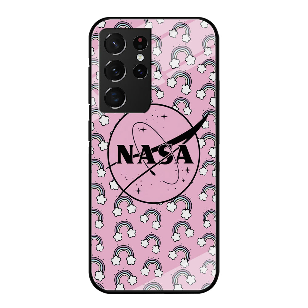 Nasa and Rainbow Features Samsung Galaxy S21 Ultra Case