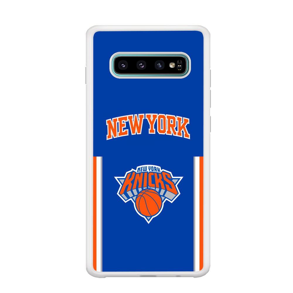 New York Knicks Bold of Blue Samsung Galaxy S10 Case