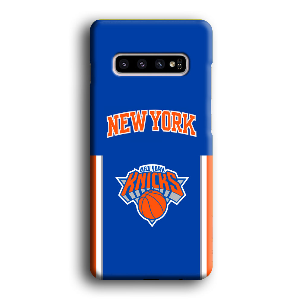 New York Knicks Bold of Blue Samsung Galaxy S10 Case