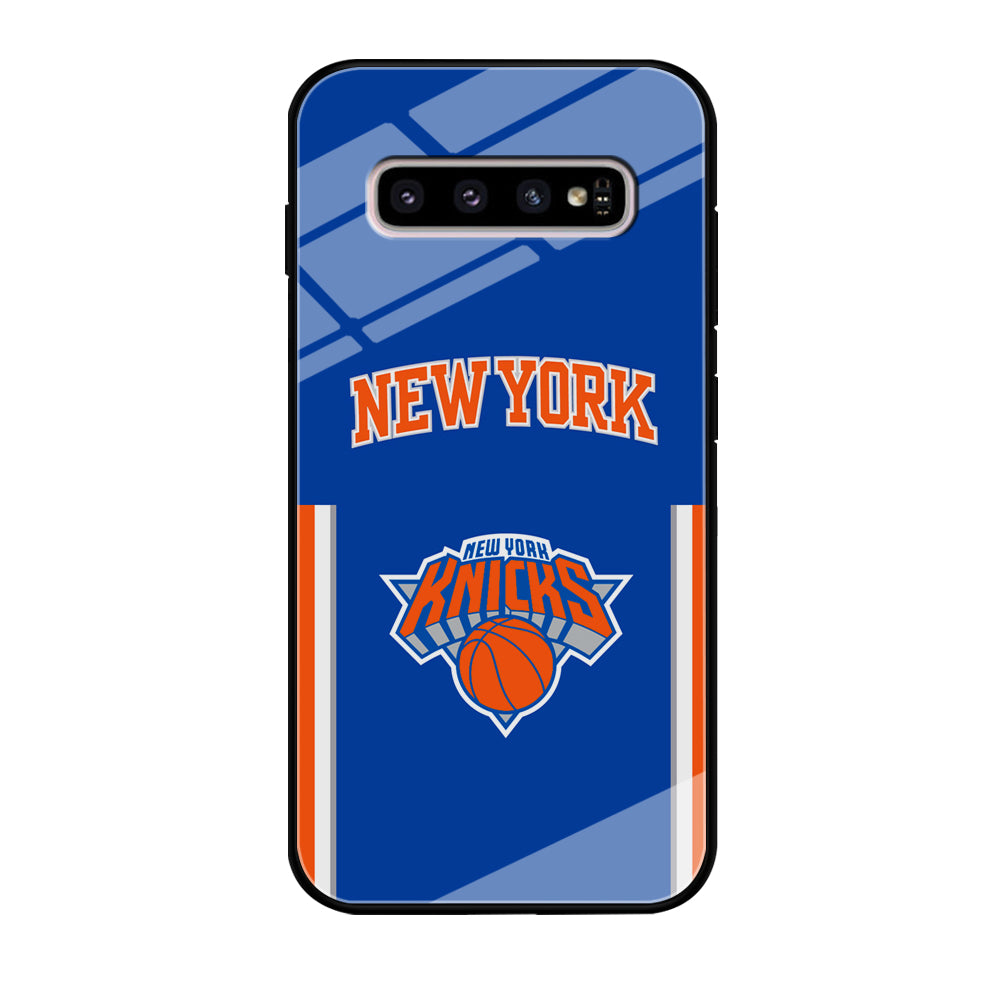 New York Knicks Bold of Blue Samsung Galaxy S10 Case