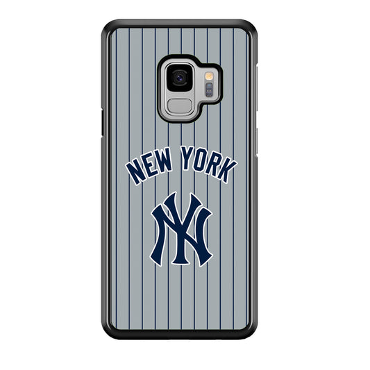 New York Yankees Curves Line Jersey Samsung Galaxy S9 Case