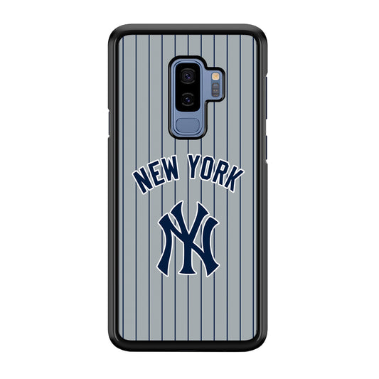 New York Yankees Curves Line Jersey Samsung Galaxy S9 Plus Case