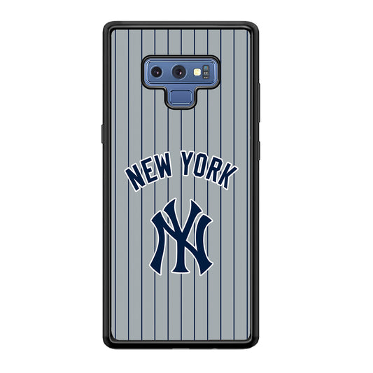 New York Yankees Curves Line Jersey Samsung Galaxy Note 9 Case