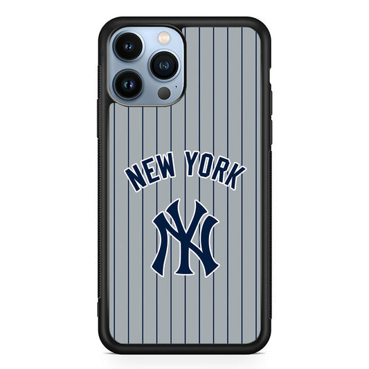 New York Yankees Curves Line Jersey iPhone 13 Pro Max Case