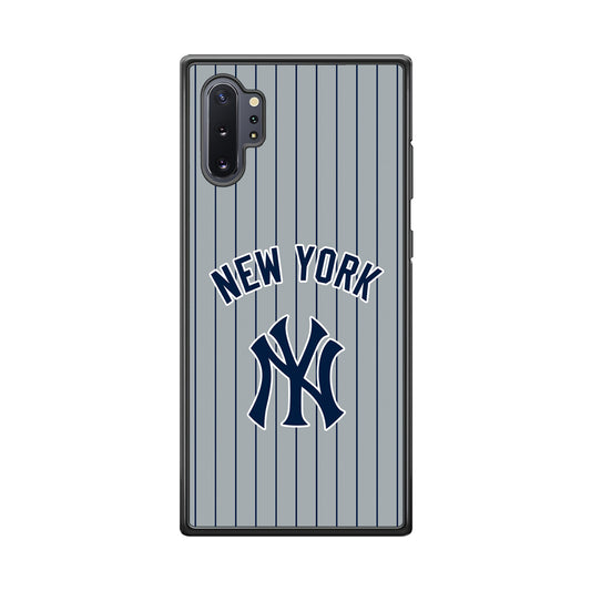 New York Yankees Curves Line Jersey Samsung Galaxy Note 10 Plus Case