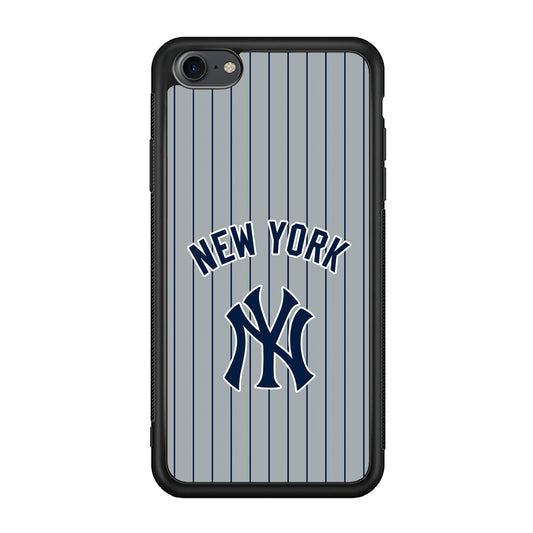 New York Yankees Curves Line Jersey iPhone 8 Case